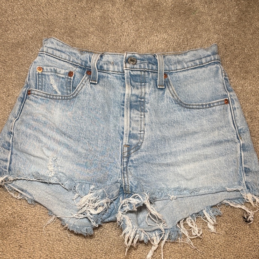 Women's Levi’s Distressed Denim Shorts